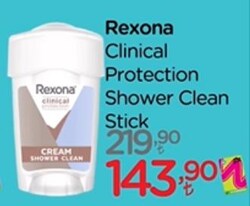 Rexona Clinical Protection Shower Clean Stick