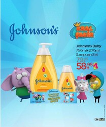 Johnsons Baby 750ml+200ml Şampuan Set