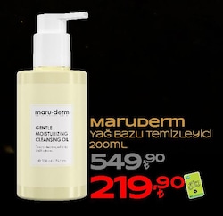 Maru.Derm Gentle Moisturizing Yüz ve Vücut için Temizleme Yağı 200 ml