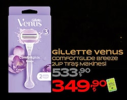 Gillette Venus Comfortglide Breeze 2 Başlıklı Kadın Tıraş Bıçağı