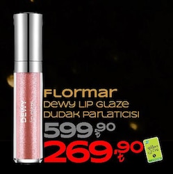 Flormar Dewy Lip Glaze Dudak Parlatıcısı