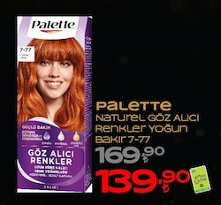 Palette Yoğun Göz Alıcı Renkler 7-77 Yoğun Bakır Saç Boyası