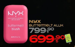 NYX Professional Buttermelt Kremsi Pudra Allık