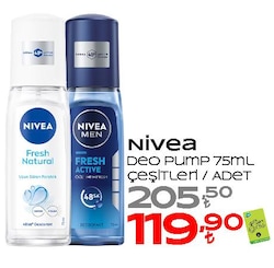 Nivea Men Fresh Active 75 ml Erkek Deodorant