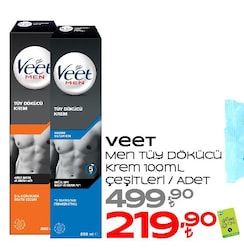 Veet Tüy Dökücü Krem Men Koltuk Altı Bölgesi Özel 100 ml
