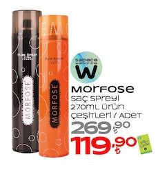 Morfose Turuncu Ultra Strong 270 ml Saç Spreyi