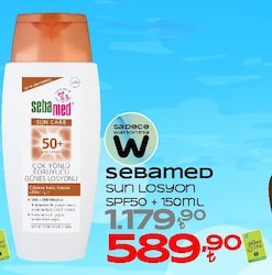 Sebamed Sun Care Çok Yönlü Koruyucu 150 ml 50 Faktör Güneş Losyonu