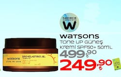 Watsons Tone Up 50 ml 50 Faktör Güneş Kremi