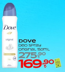 Dove Original 150 ml Kadın Deodorant