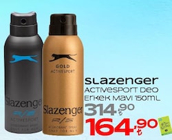 Slazenger Active Sport Mavi 150 ml Erkek Deodorant