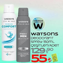 Watsons Fresh Men 150 ml Erkek Deodorant