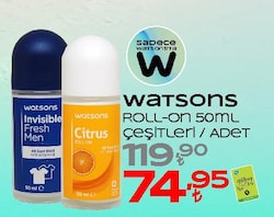 Watsons Citrus 50 ml Roll-on