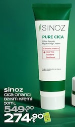 Sinoz Pure Cica Yoğun Onarıcı Bakım Kremi 50 ml