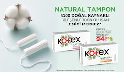 Kotex Natural Tampon Çeşitleri/Adet