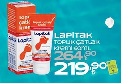 Lapitak Topuk Çatlak Kremi 60 ml