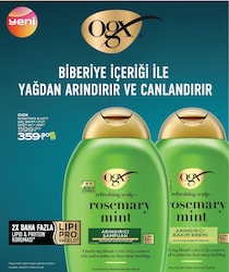Ogx Rosemary&Mint Saç Bakım Ürün Çeşitleri/Adet 