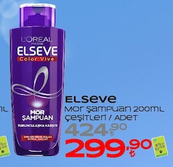 Loreal Paris Elseve Color Vive Turunculaşma Karşıtı 200 ml Mor Şampuan