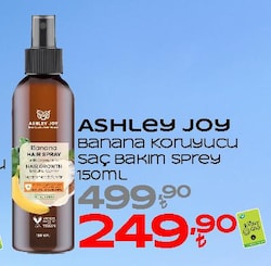 Ashley Joy Banana Sağlıklı Uzama Saç Bakım Spreyi 150 ml