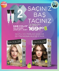 Sea color Saç Boyası Çeşitleri/Adet