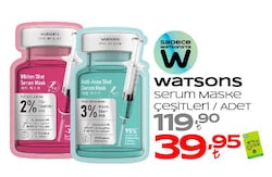 Watsons Whitening Serum Maske 25 ml