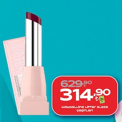 Maybelline New York Lifter Glaze Shea Yağı ve Hyalüronik Asit içeren Dudak Nemlendirici
