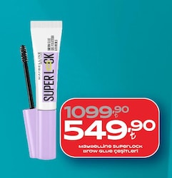 Maybelline New York Super Lock Kaş Sabitleyici Maskara