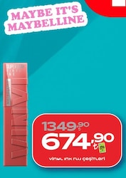 Maybelline New York Super Stay Vinyl Ink Likit Parlak Ruj