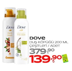 Dove Argan Yağlı Duş Köpüğü 200 ml