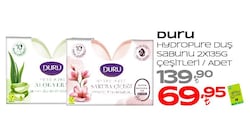 Duru Hydro Pure Sakura Çiçeği Sabun 2x135 270 gr
