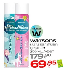 Watsons 200 ml Kuru Şampuan