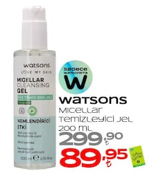 Watsons Micellar 200 ml Yüz Temizleme Jeli