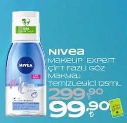 Nivea Me Make Up Expert Hassas Çift Fazlı 125 ml Göz Makyaj Temizleyici
