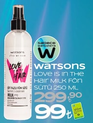 Watsons Love is in The Hair Milk Fön Sütü 250 ml