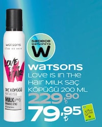 Watsons Love Is In The Hair Milk Saç Köpüğü 200 ml