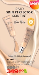 NOTE Daily Skin Perfector Skin Tint SPF 50 Ton Eşitleyici Doğal Bitişli Renkli Nemlendirici - 140
