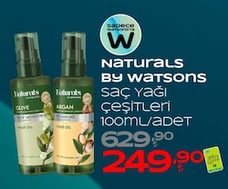 Naturals by Watsons Olive 100 ml Saç Bakım Yağı