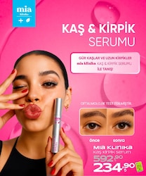 Mia Klinika Su Bazlı Güçlendirici Kaş&Kirpik Serumu Kiti