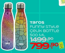 Taros Funny Style Çelik Bottle 500 ml