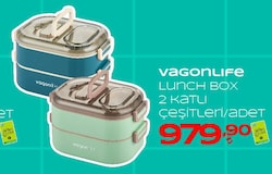 Vagonlife Lunch Box 2 Katlı Çeşitleri/Adet
