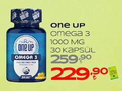 One Up Omega 3 1000 mg 30 Kapsül