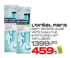 L'Oreal Paris Nem Terapisi Kuru ve Hassas Ciltler 70 ml Aloe Vera Suyu  Fiyatlar, zellikleri ve Yorumlar | En Ucuzu Akake