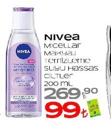 Nivea Micellar Makyaj Temizleme Suyu Hassas Ciltler 200 ml