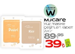 Mjcare Yüz Maske Çeşitleri 22 gr