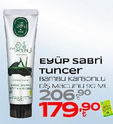 Eyüp Sabri Tuncer Bambu Karbonlu Diş Macunu 90 ml 