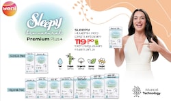 Sleepy Hijyenik Ped Çeşitleri/Adet