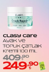 Clasy Care Ayak ve Topuk Çatlak Kremi 100 ml