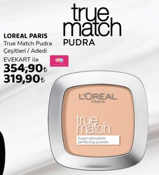 Loreal Paris True Match Pudra Çeşitleri / Adedi