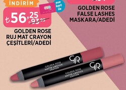 Golden Rose Ruj Mat Crayon Çeşitleri/Adedi