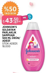 Johnson's Işıldayan Parlaklık Şampuan 500 ml