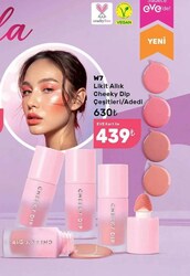 W7 Likit Allık Cheeky Dip Skinny Dip-Renksiz Standart